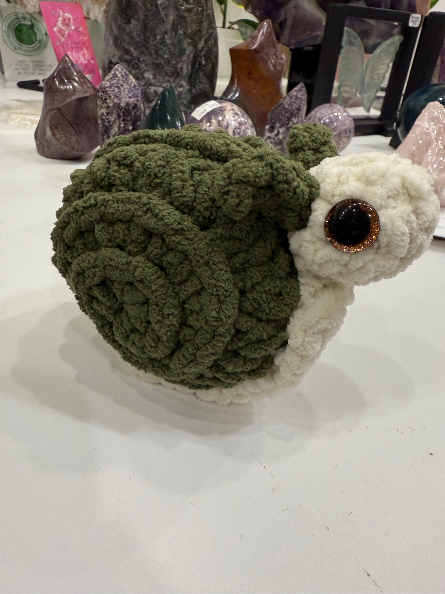 Handmade Crochet Snail