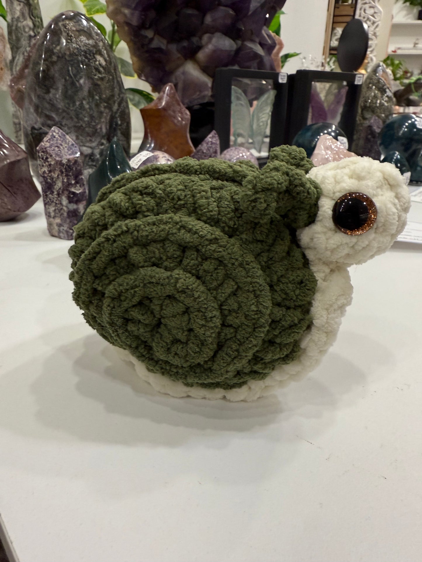 Handmade Crochet Snail