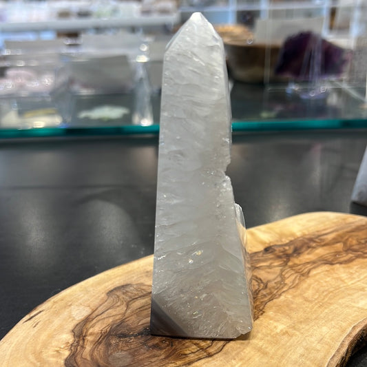Druzy Agate Obelisk