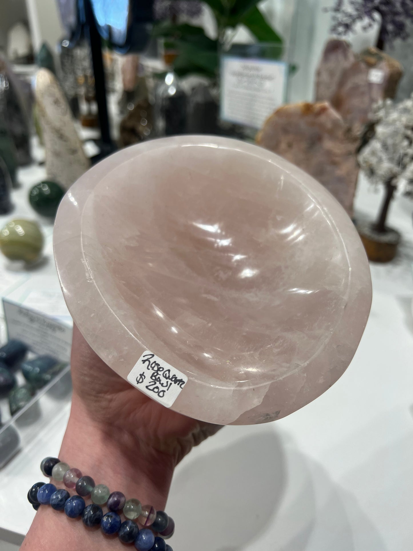 Rose Quartz Bowl - XL Brazil