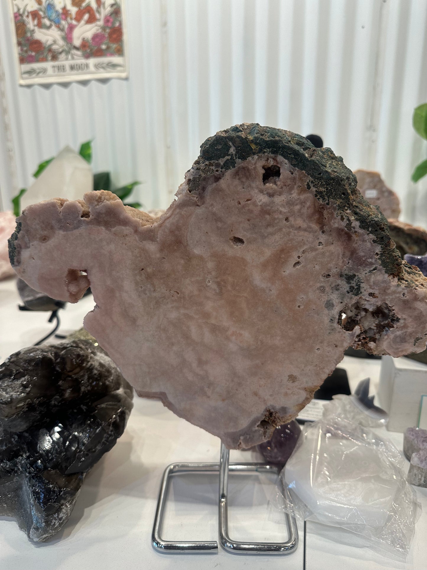 Pink Amethyst on Custom Stand - #37