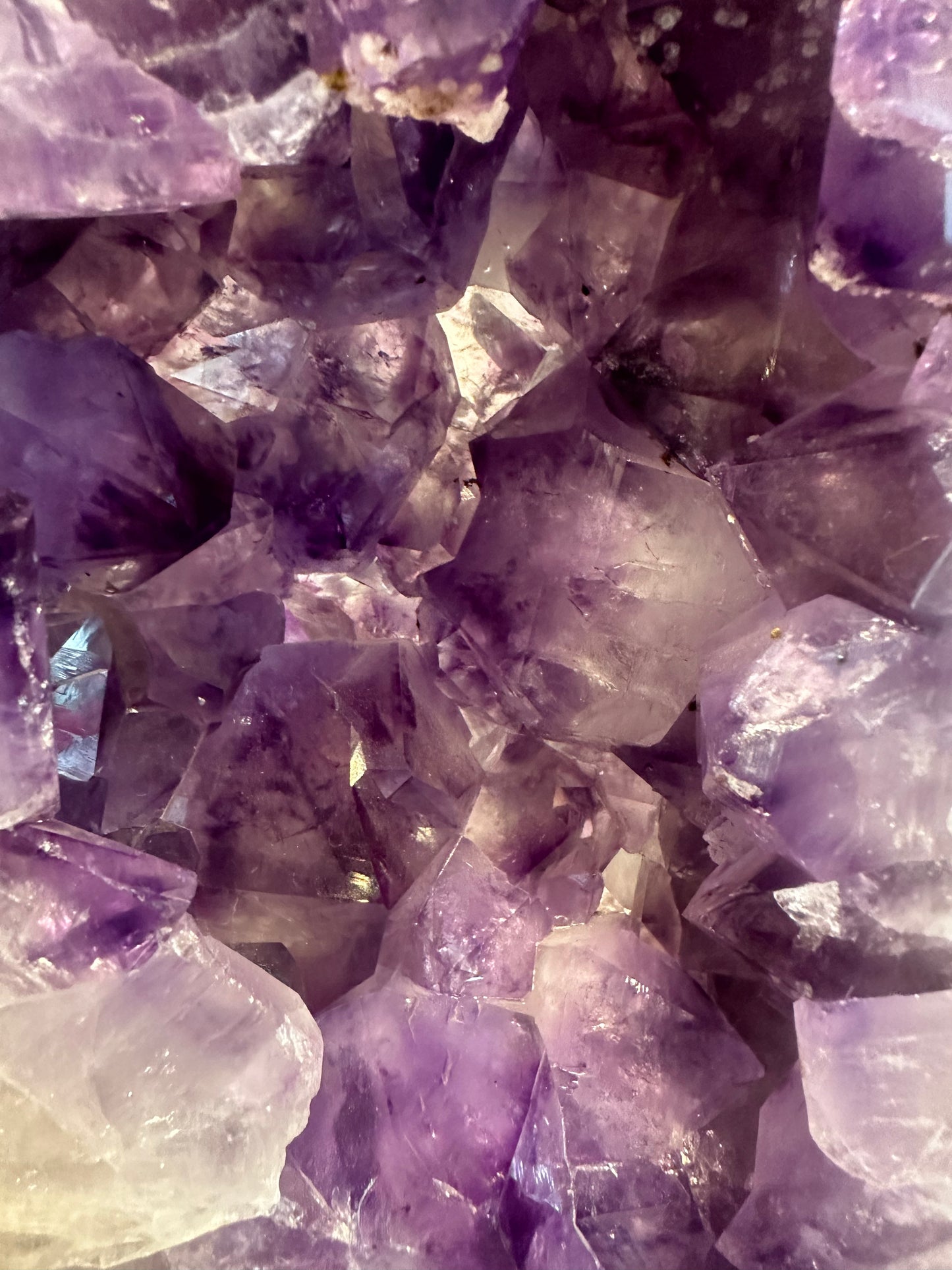 Natural Brazilian Amethyst With Spinning Custom Stand