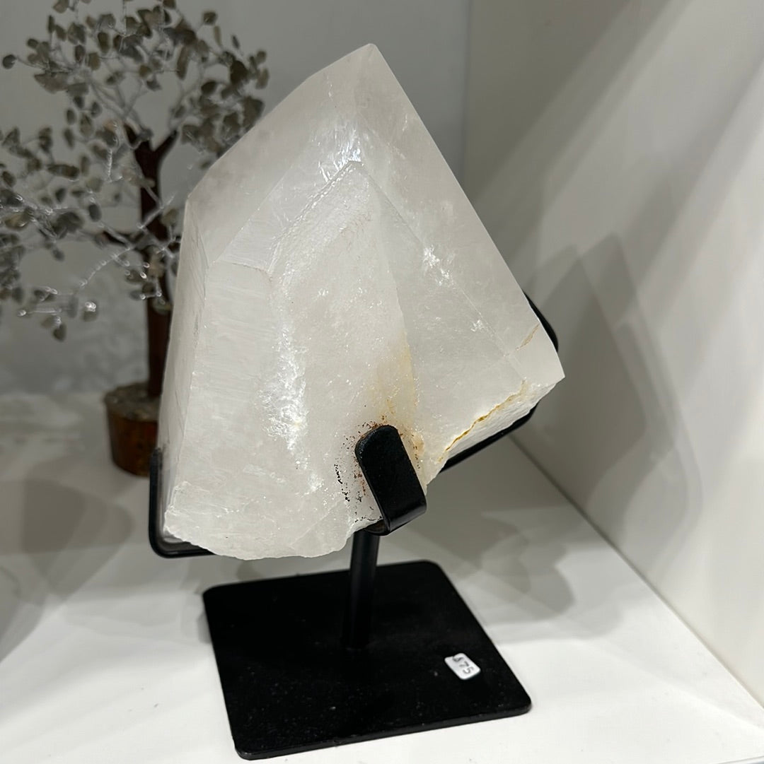 Clear Quartz From Brazil With Stand