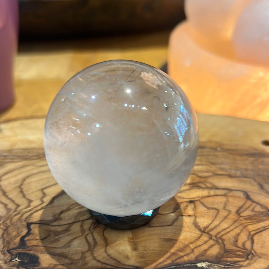 Tourmalated Quartz Sphere