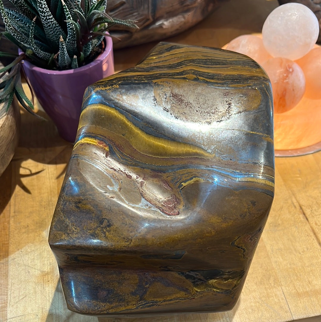 Large Tigers Eye Display Piece