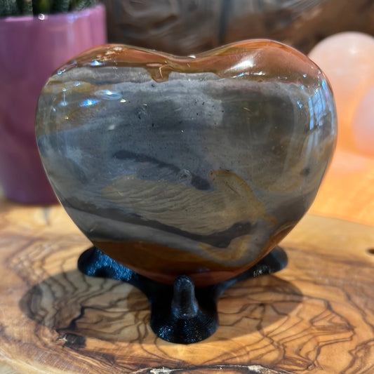 Polychrome Jasper Heart