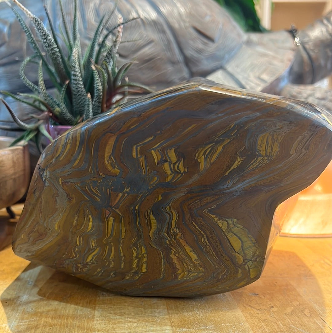 Large Tigers Eye Display Piece