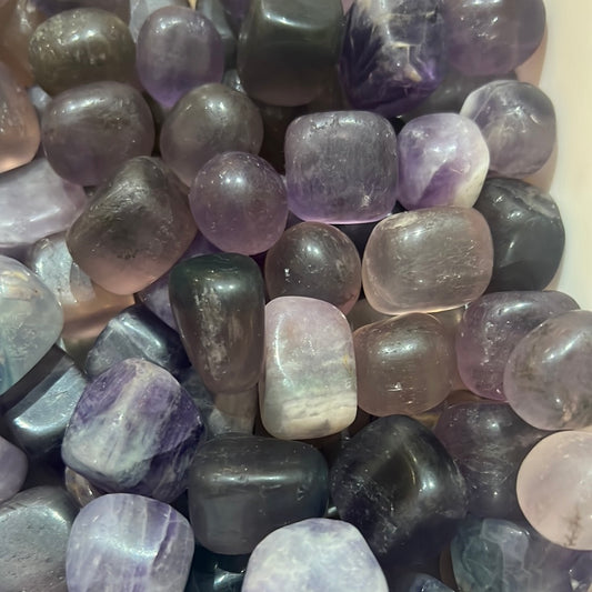 Purple Fluorite Tumble