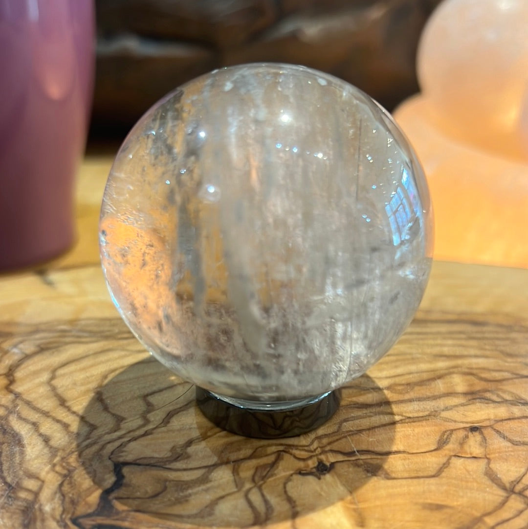 Tourmalated Quartz Sphere