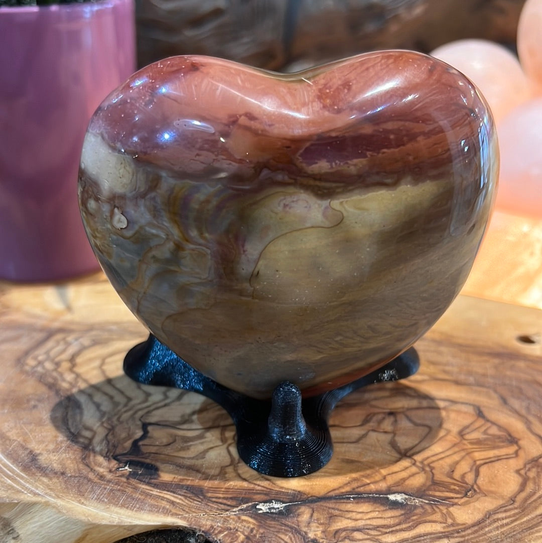 Polychrome Jasper Heart