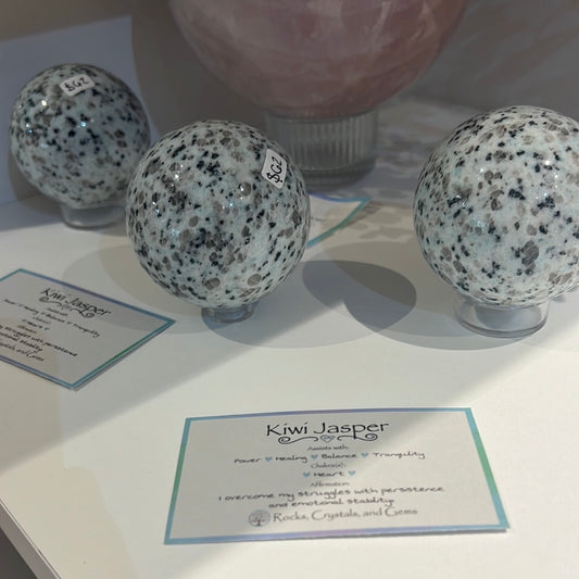 Kiwi Jasper Sphere