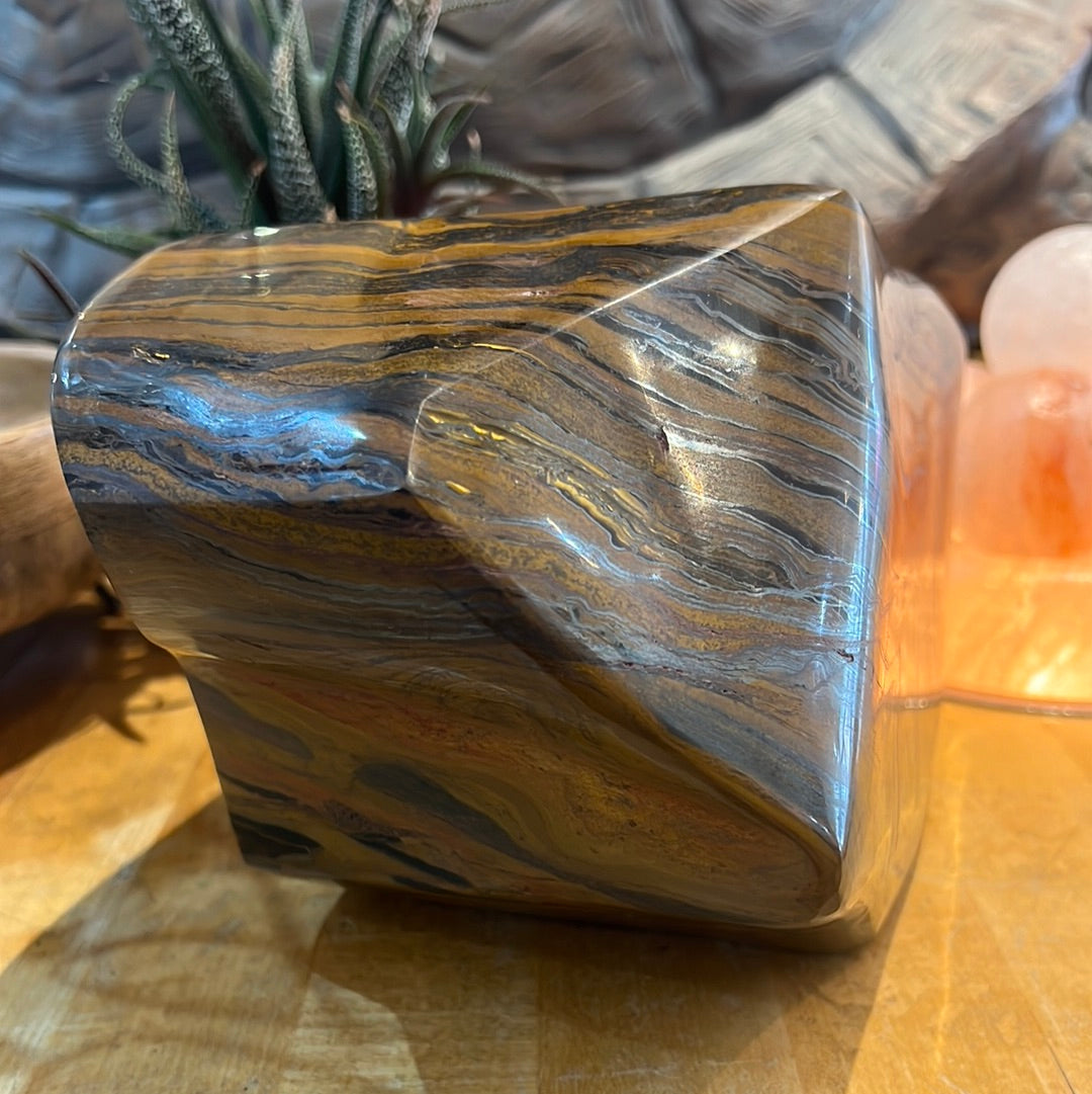 Large Tigers Eye Display Piece