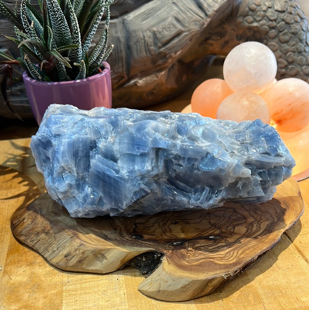 Blue Calcite Chunk