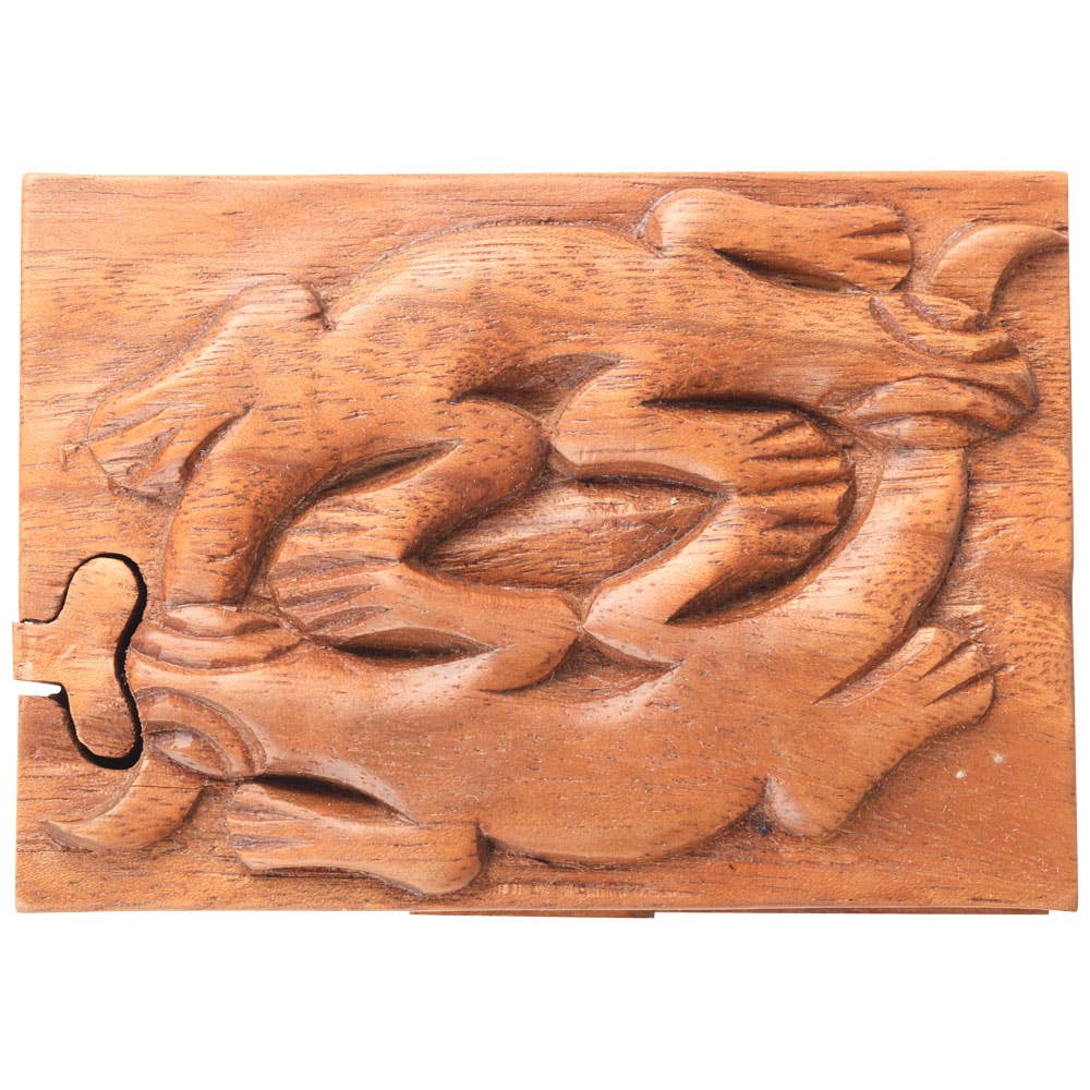 Double Gecko Puzzle Box