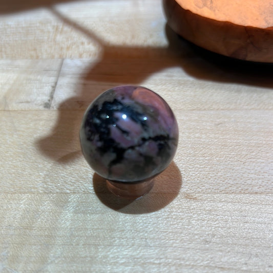 Rhodonite Sphere