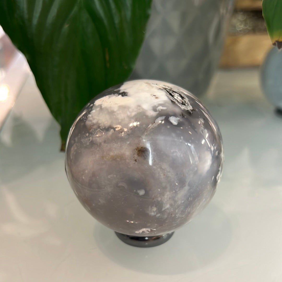 Jasper Chalcedony Sphere