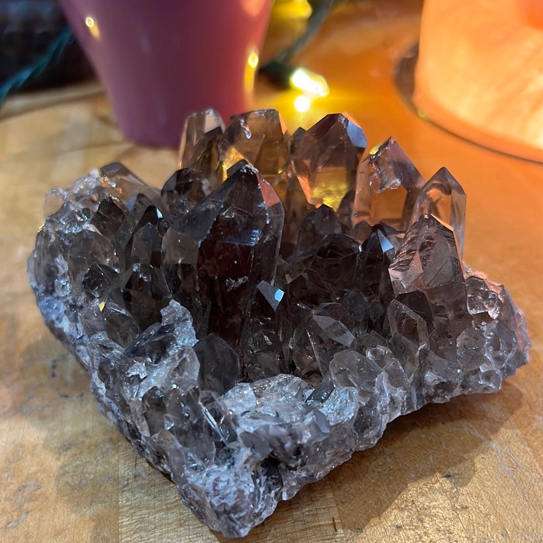 Smoky Quartz Cluster
