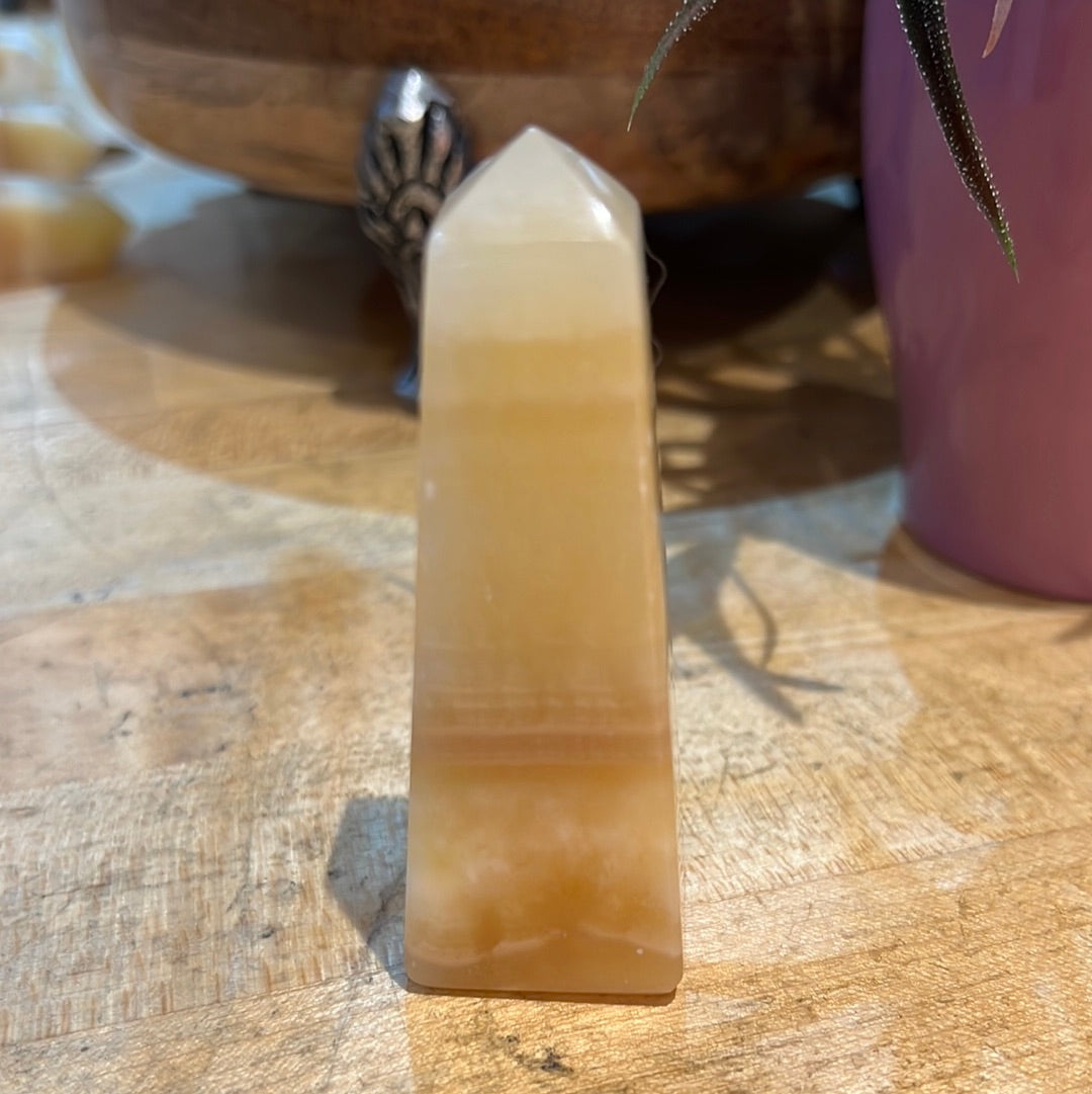 Orange Calcite Tower