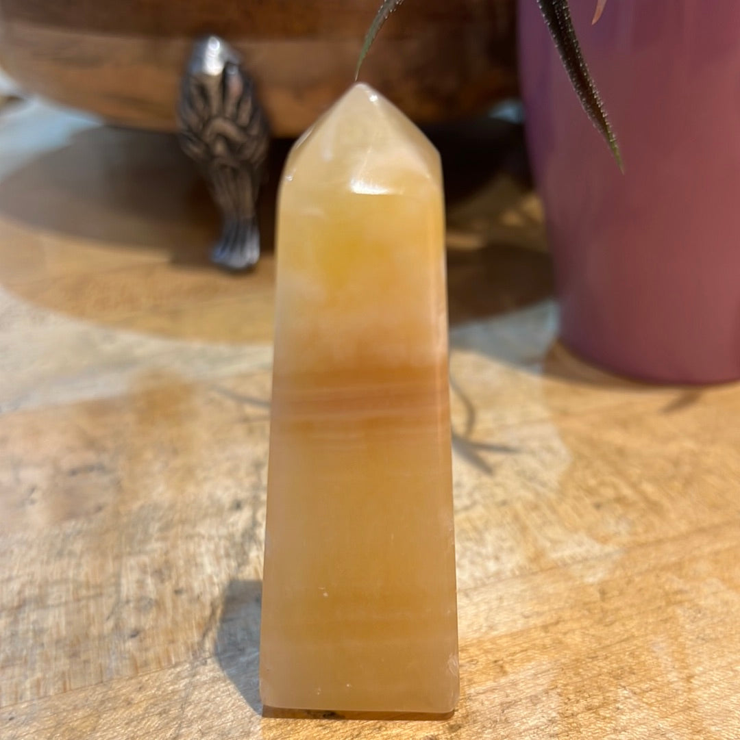 Orange Calcite Tower