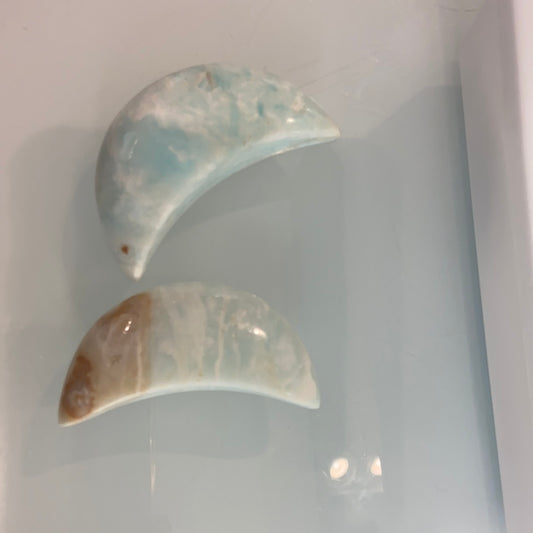 Caribbean Blue Calcite Moons 1