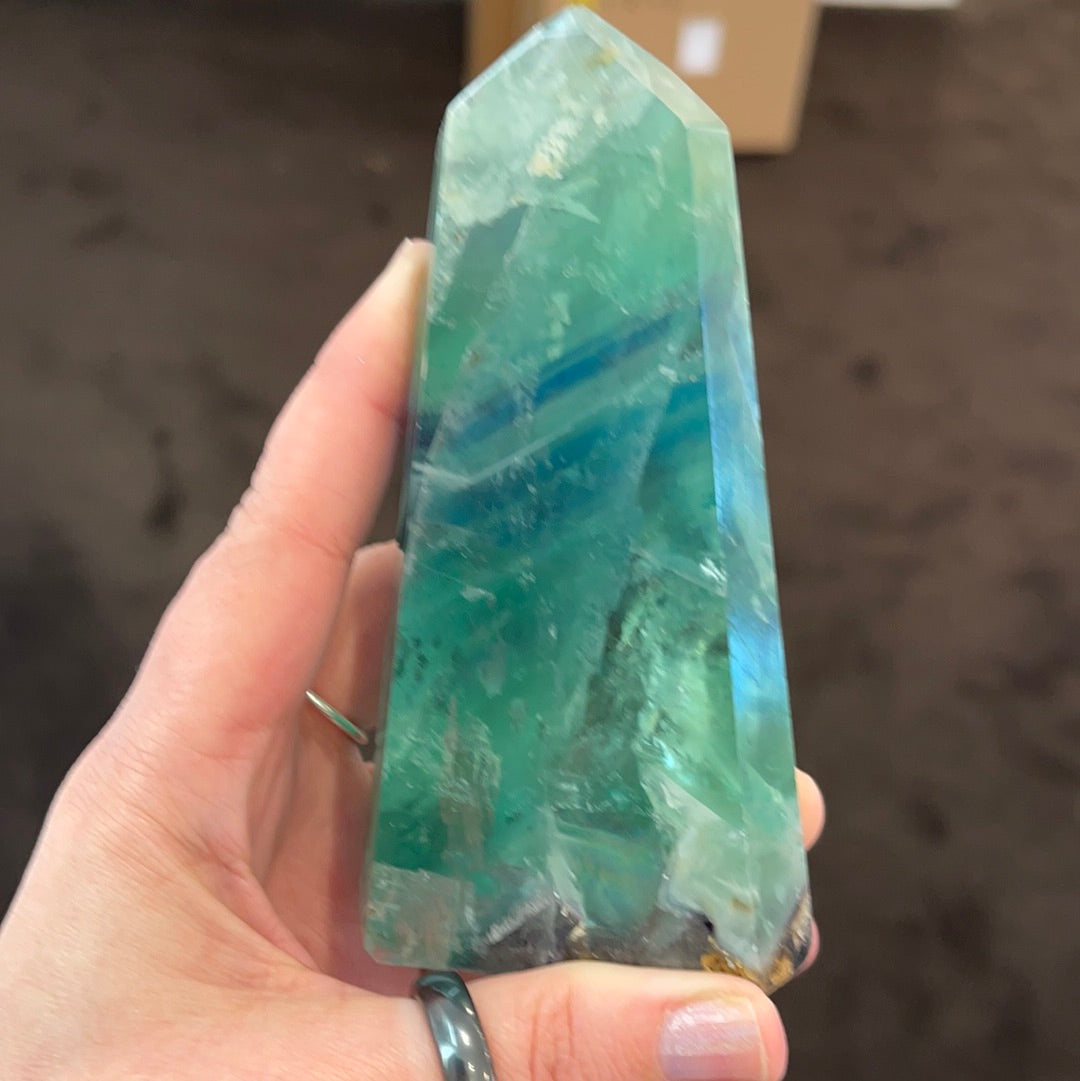 Rainbow Fluorite Tower
