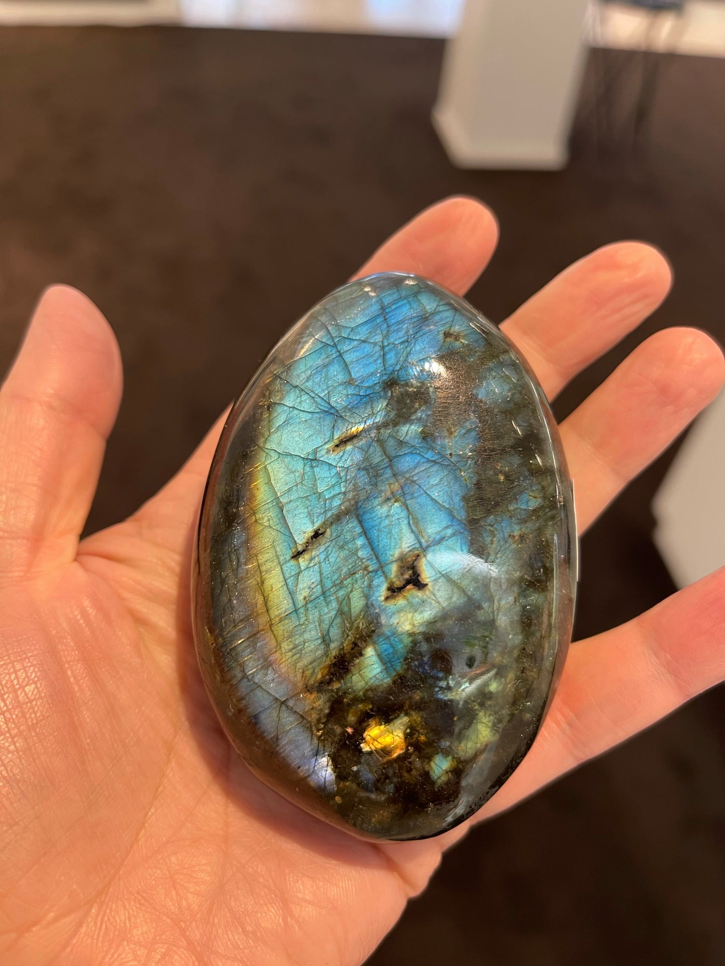 Large Labradorite Palmstone