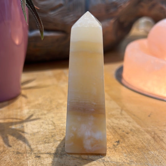 Orange Calcite Tower