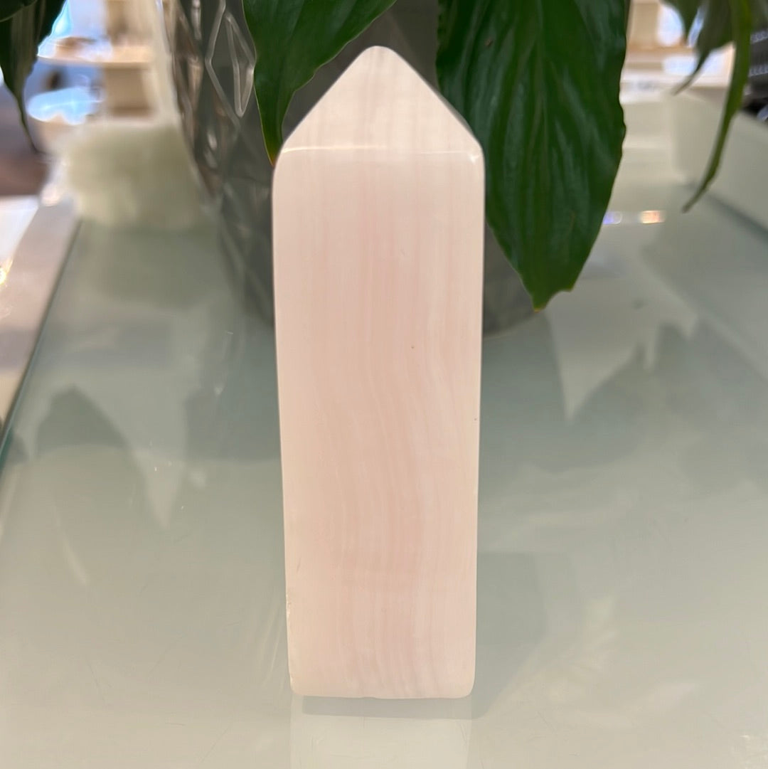 Pink Calcite Tower