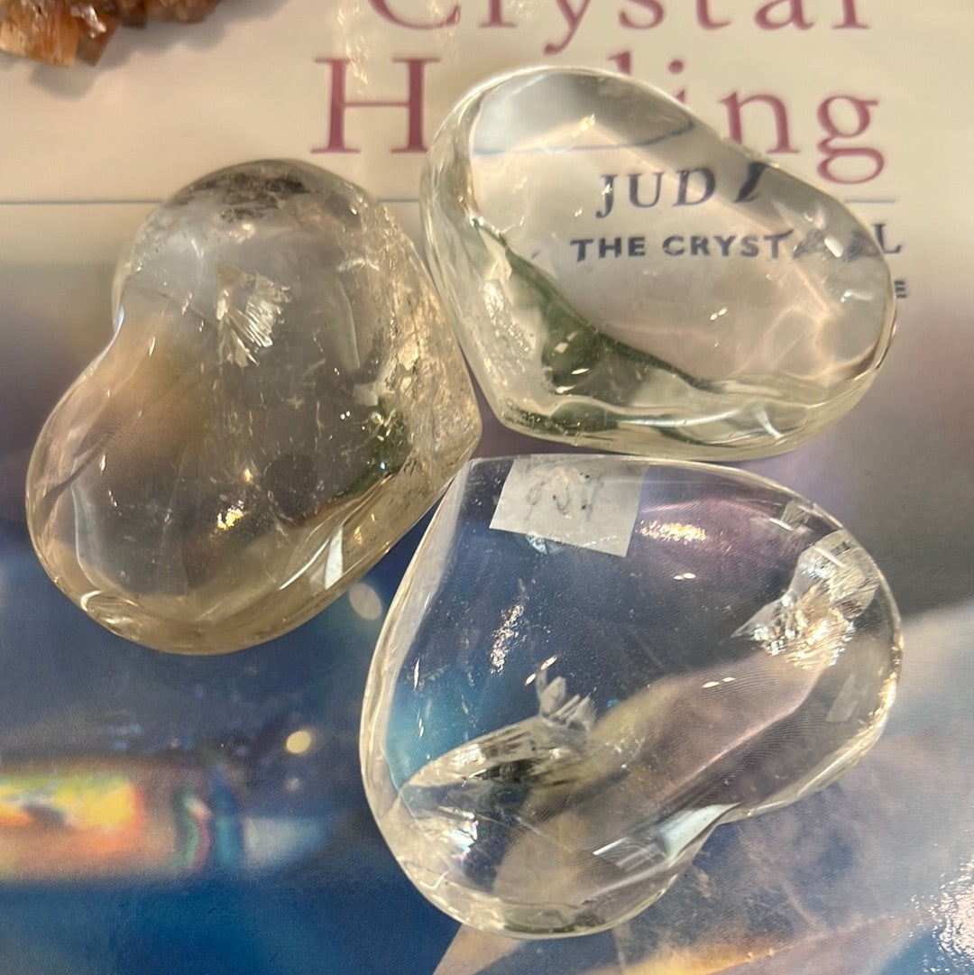 Clear Quartz Heart