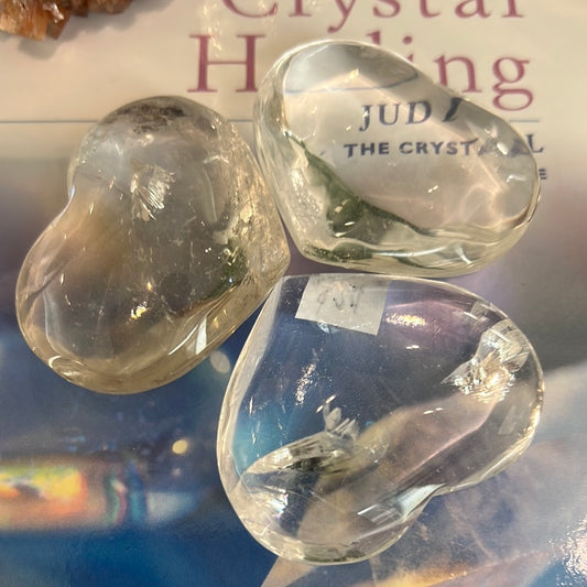Clear Quartz Heart