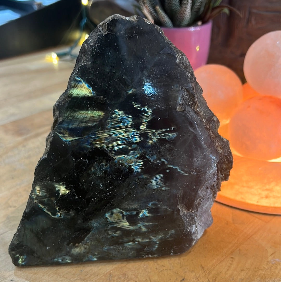 Labradorite Half Polished Freeform