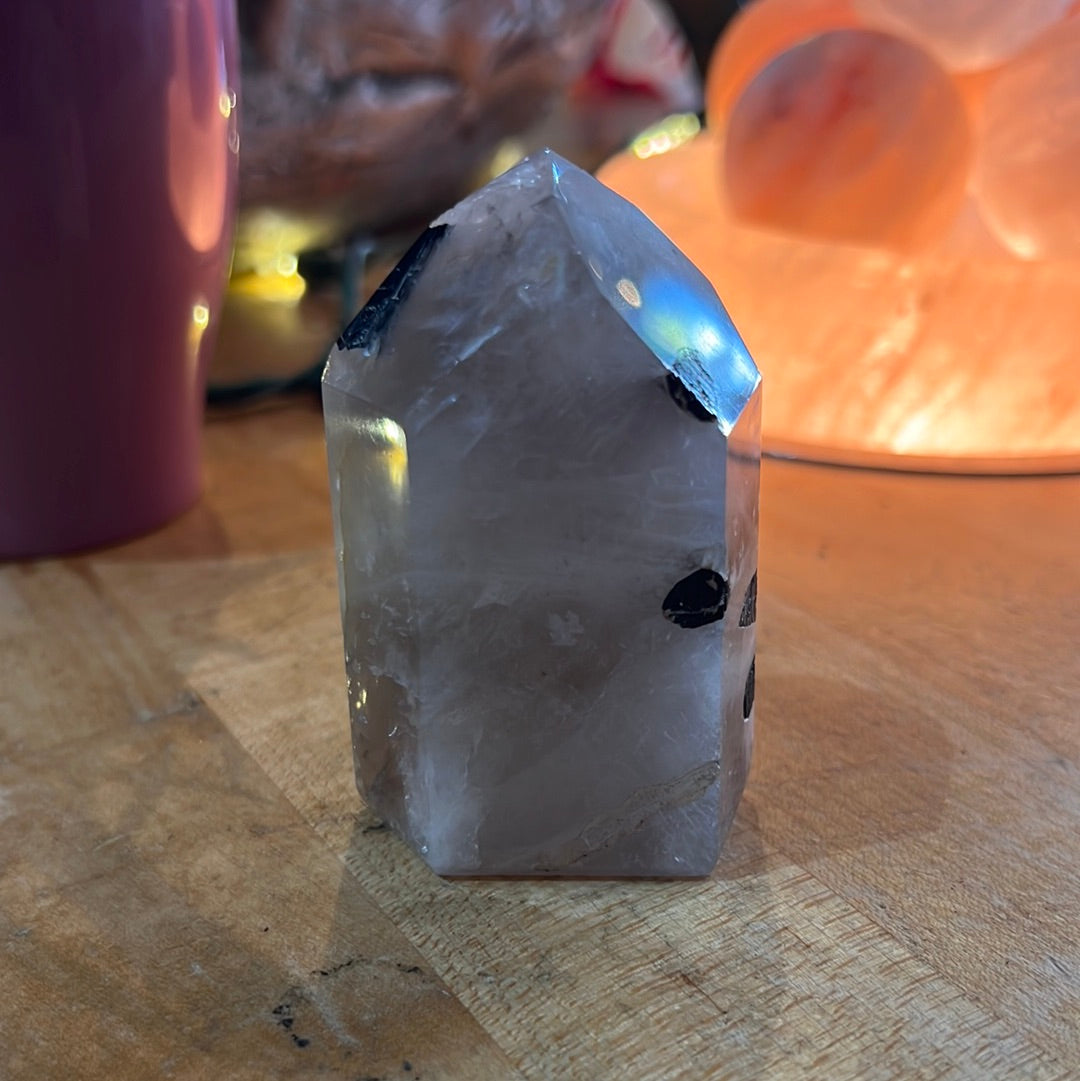 Tourmaline In Quartz Tower