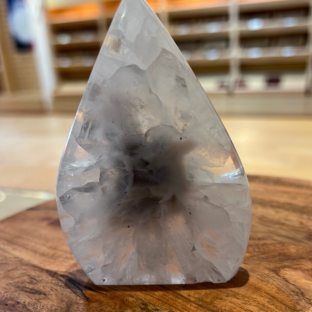 Druzy Agate Flame