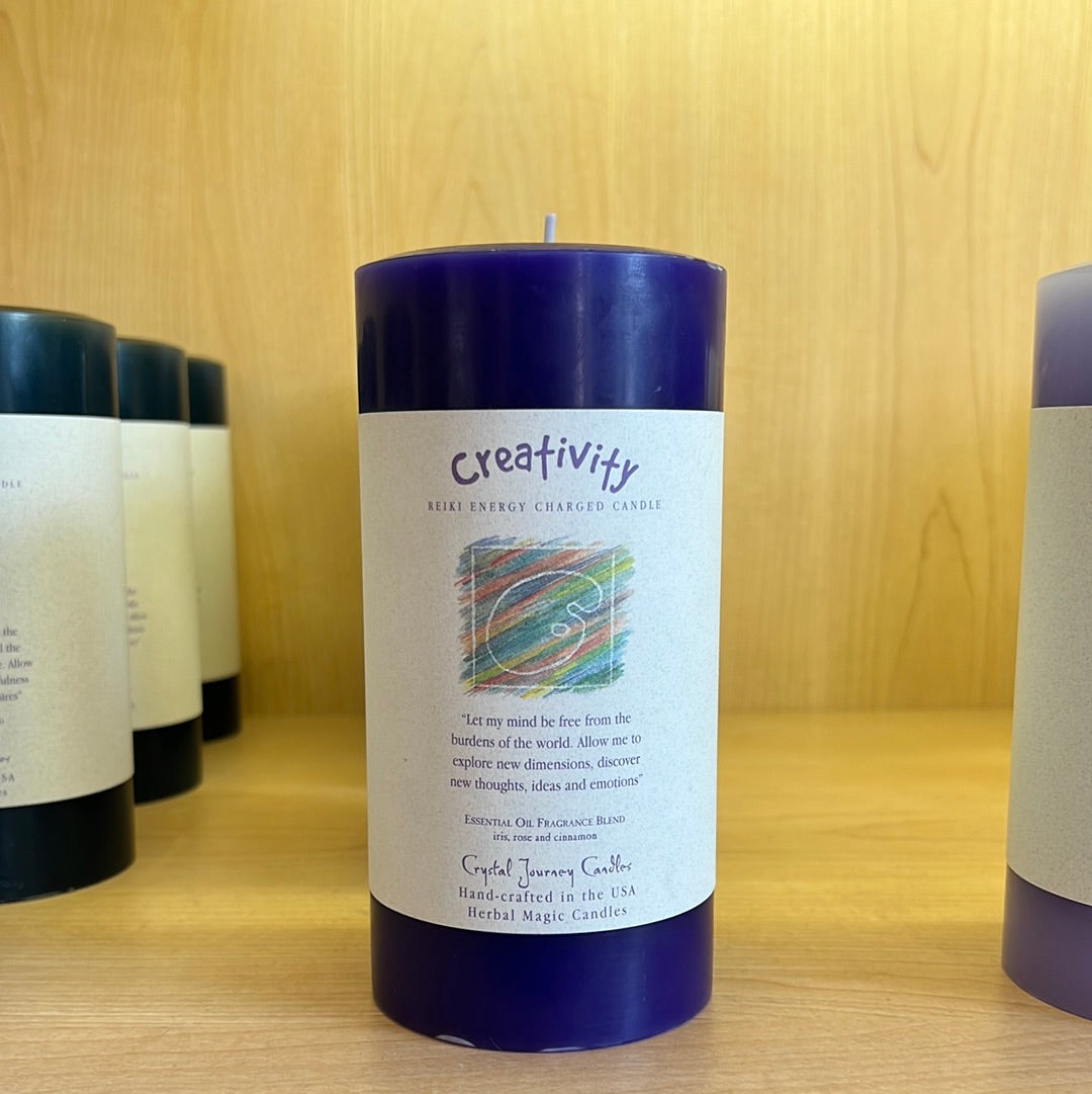 CJ- Herb Pillar Candle