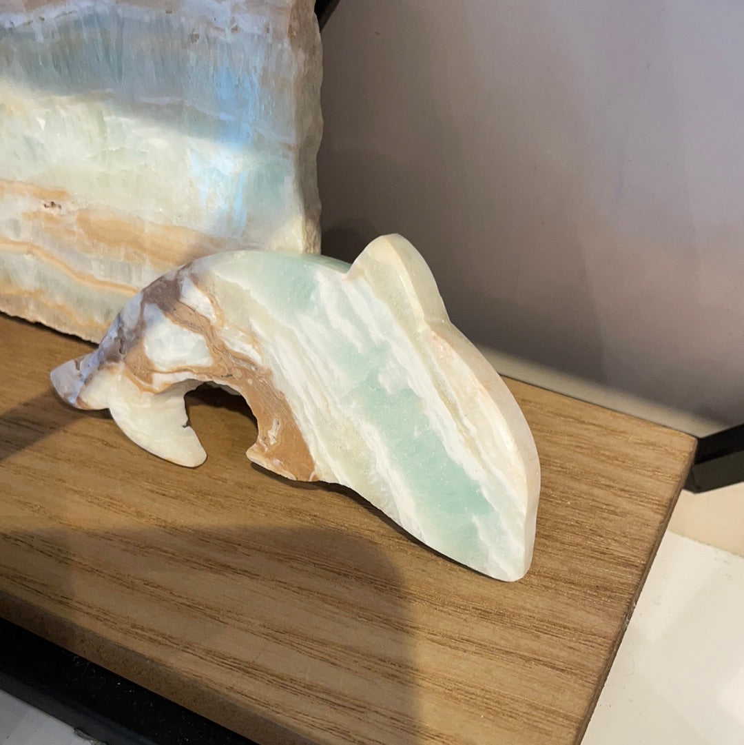 Caribbean Blue Calcite Animal
