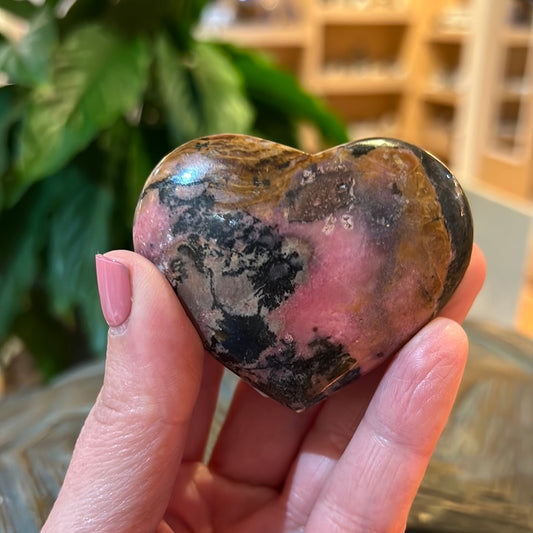 Rhodonite Heart
