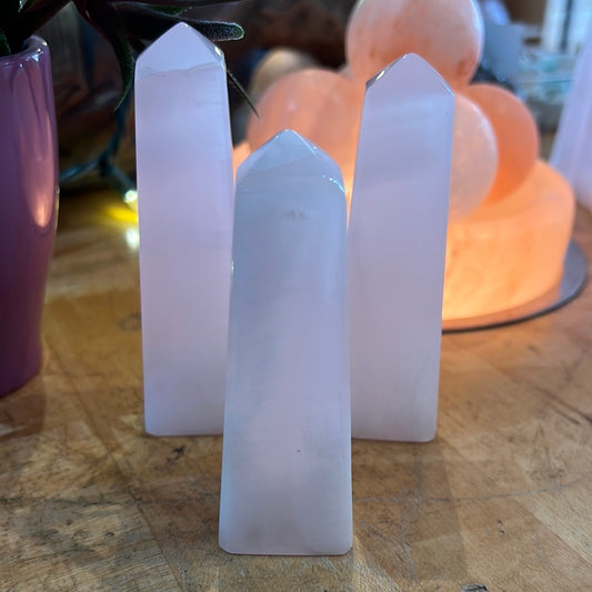 Pink Calcite Tower