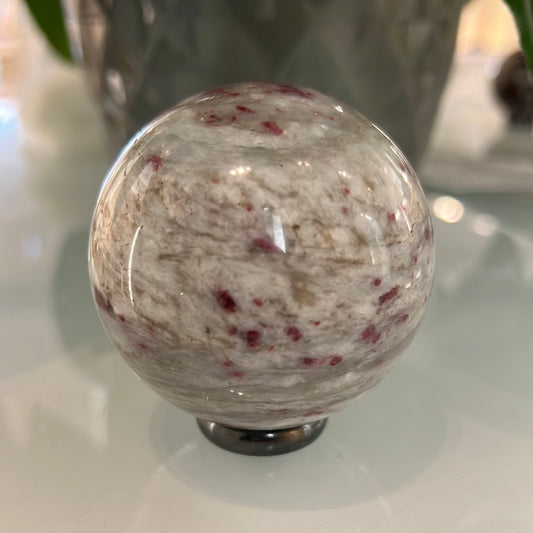 Rubellite Sphere