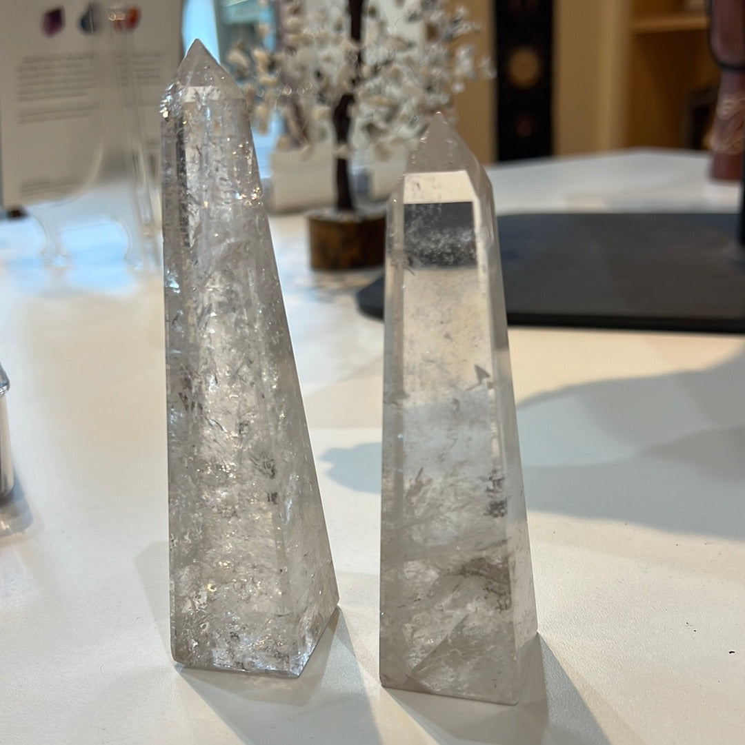 Clear Quartz Obelisk