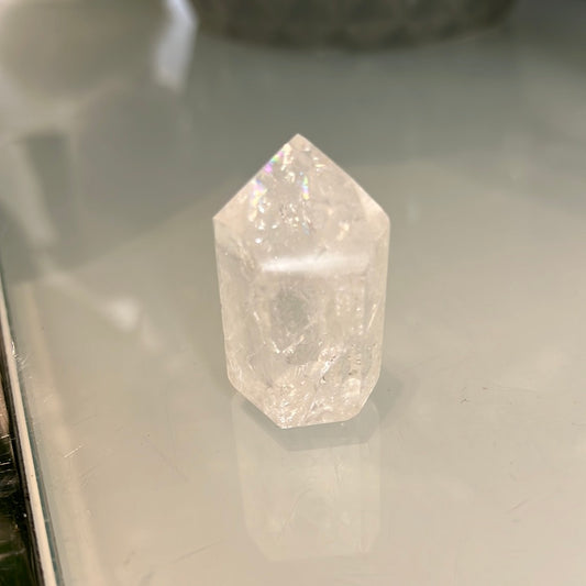 Crackle Quartz Tower-Fire And Ice