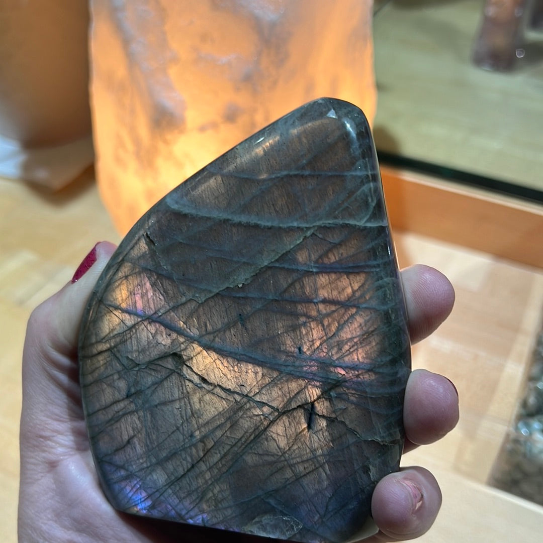 Pink And Purple Labradorite Freeform