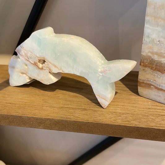 Caribbean Blue Calcite Animal