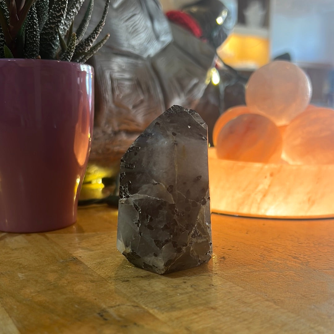 Tourmaline In Quartz Tower