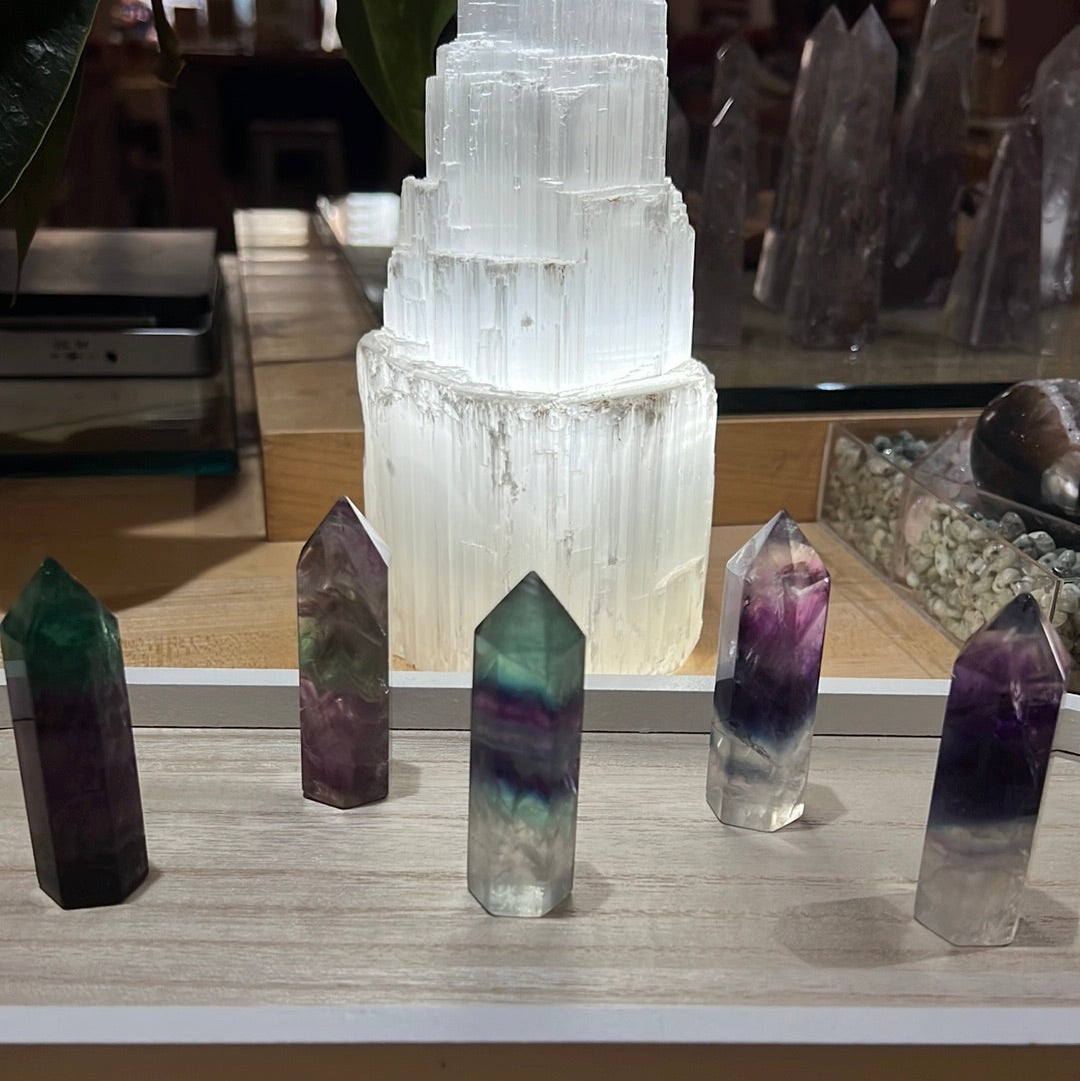 Rainbow Fluorite Tower
