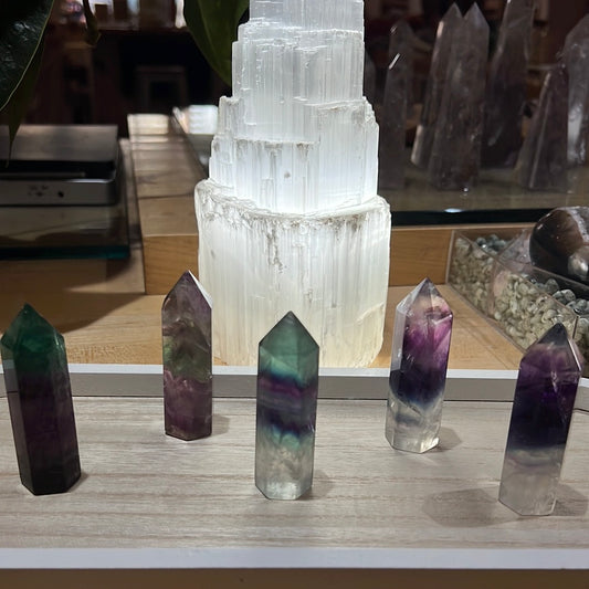 Rainbow Fluorite Tower