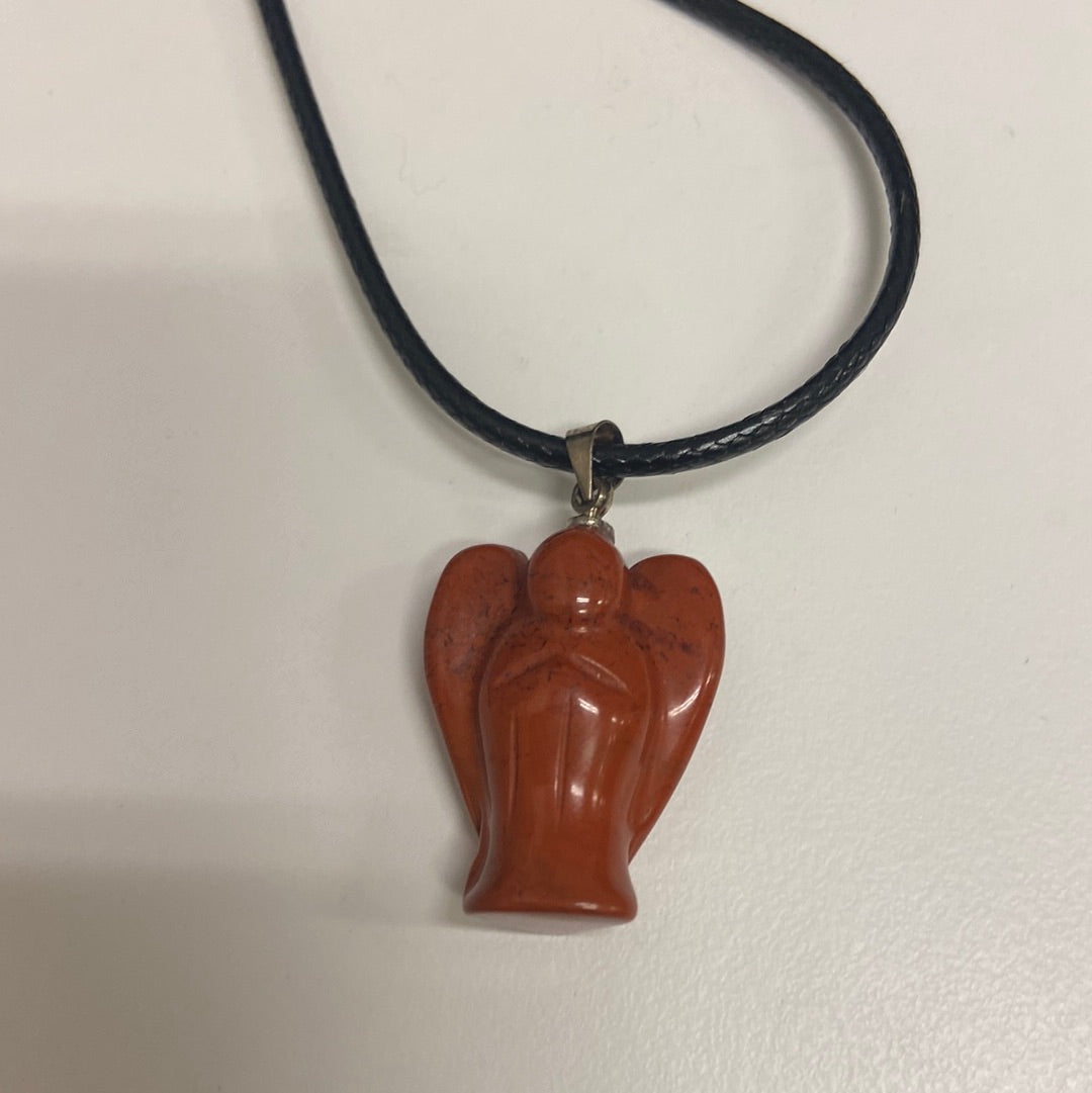 Red Jasper Angel Pendant