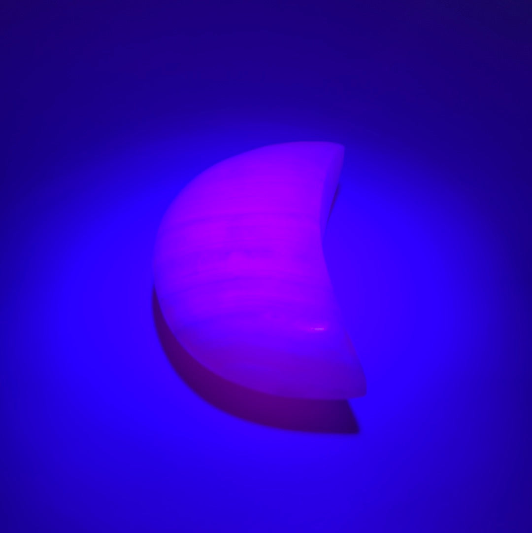 Pink Calcite Moon