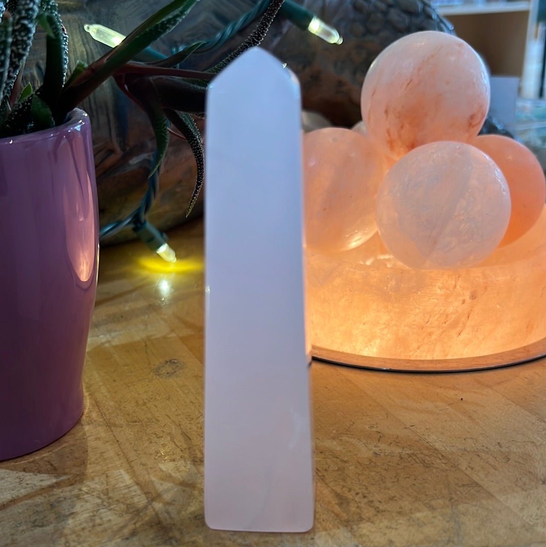 Pink Calcite Tower