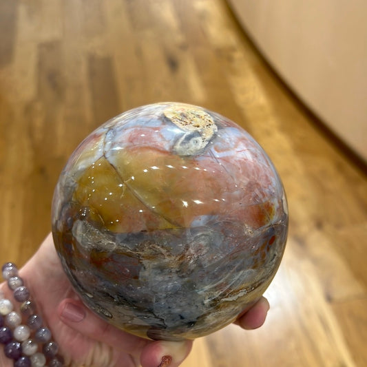 Purple Chalcedony Sphere