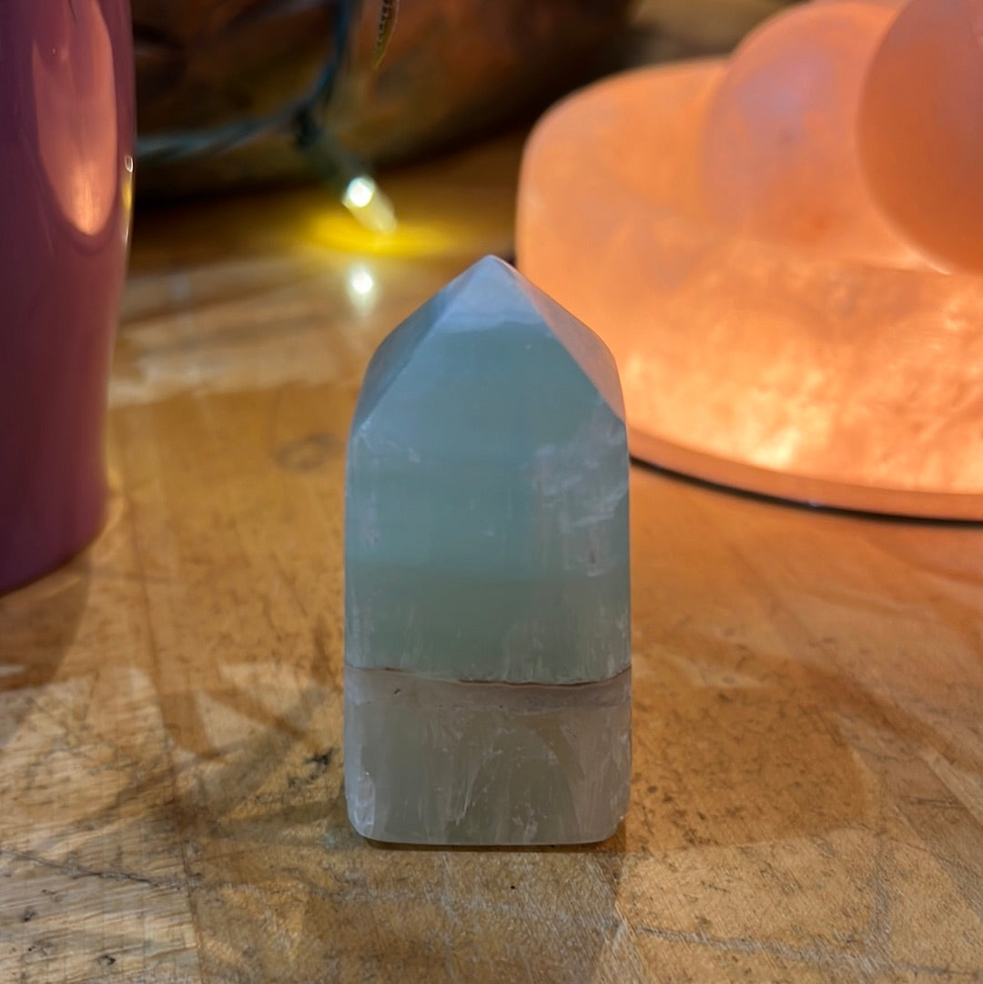 Pistachio Calcite Tower
